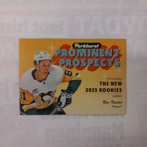 2025-26 Upper Deck Parkhurst Prominent Prospects Ben Kindel #PP-19