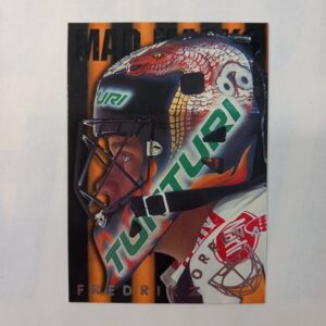 1998-99 Cardset SM-Liiga Mad Masks Fredrik Norrena 11/12