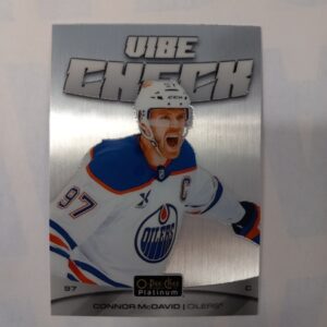 2025-26 O-Pee-Chee Platinum Vibe Check Connor McDavid #VC-6