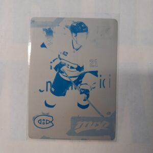 2026-27 Upper Deck MVP Cyan Printing Plate Kaiden Kuhle One Of One 1/1