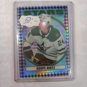 2021-22 O-Pee-Chee Platinum Stars Purple Houndstooth Roope Hintz #R-43 4/15