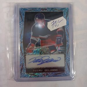 2024-25 Leaf Metal Auto Teemu Selänne BA-TS2 2/8