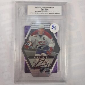 2000 Ultimate Memorabilia Card Silver Autograph Saku Koivu #U-04