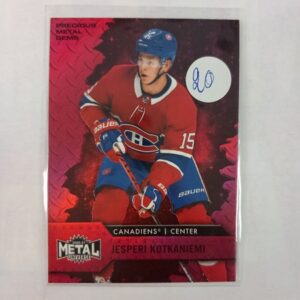 2020-21 Skybox Metal Universe Precious Metal Gems Jesper Kotkaniemi #89 098/100