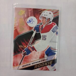 2018-19 Upper Deck Spx VIP Rookie Jesperi Kotkaniemi #VIP-KO 01/15