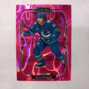 2025-26 O-Pee-Chee Platinum Pink Magma Kiefer Sherwood #69