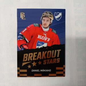 2026-27 Liiga Blueline Series 1 Breakout Stars Gold Daniel Mäkiaho #BS-01 123/200