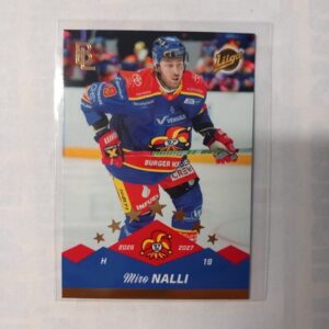 2026-27 Liiga Blueline Series 1 Gold Miro Nalli #43 82/100