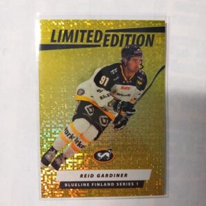2024-25 Liiga Blueline Series 1 Yellow Limited Edition Reid Gardiner #LE-09