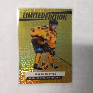 2024-25 Liiga Blueline Series 1 Yellow Limited Edition Jesper Mattila #LE-06