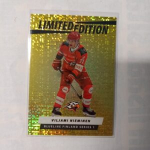 2024-25 Liiga Blueline Series 1 Yellow Limited Edition Viljami Nieminen #LE-13