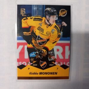 2026-27 Liiga Blueline Series 1 Gold Veikka Mononen #74 58/100