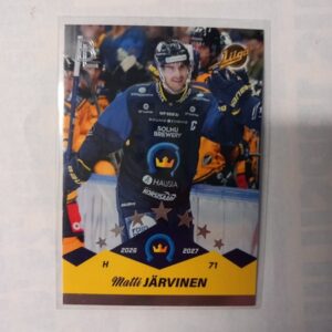 2026-27 Liiga Blueline Series 1 Silver Matti Järvinen #95 118/200