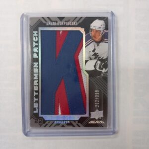 2008-09Upper Deck Black Lettermen Patch Rookie Lauri Korpikoski #85 232/399