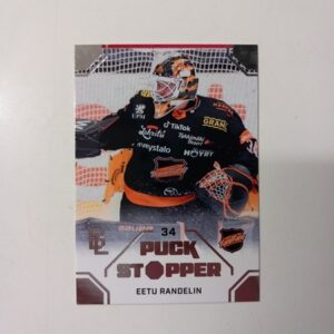 2026-27 Liiga Blueline Series 1 Puck Stopper Eetu Randelin #PS-09