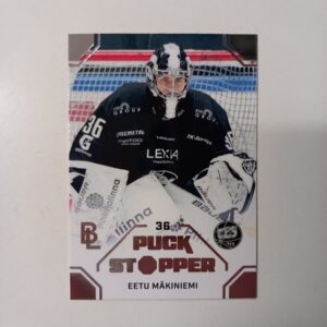 2026-27 Liiga Blueline Series 1 Puck Stopper Eetu Mäkiniemi #PS-16