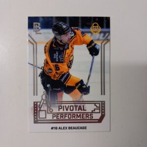 2026-27 Liiga Blueline Series 1 Pivotal Performers Alex Beaucage #PP-11