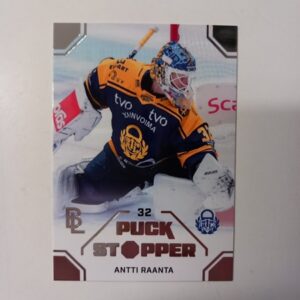 2026-27 Liiga Blueline Series 1 Puck Stopper Antti Raanta #PS-11