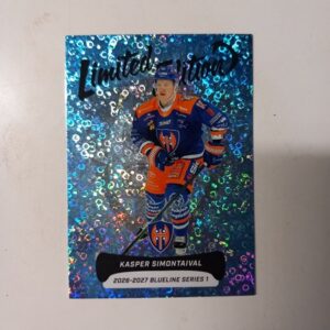 2026-27 Liiga Blueline Series 1 Blue Limited Edition Kasper Simontaival #LE-15