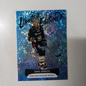 2026-27 Liiga Blueline Series 1 Blue Limited Edition Eemil Erholtz #LE-10