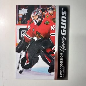 2021-22 Upper Deck Extended Series Young Guns Arvid Soderblom #722
