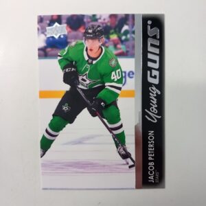 2021-22 Upper Deck Series 2 Young Guns Jacob Peterson #492