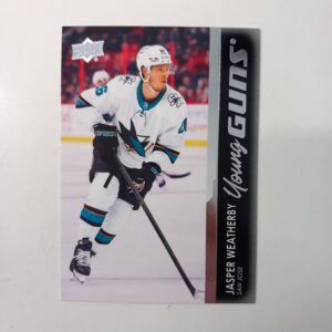 2021-22 Upper Deck Series 2 Young Guns Jasper Weatherby #487