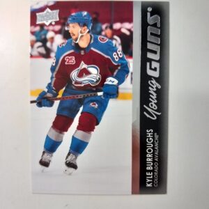 2021-22 Upper Deck Series 1 Young Guns Kyle Burroughs #206