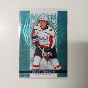 2026-27 Upper Deck Artifacts Rookies Aqua Blue Cole Hutson #192
