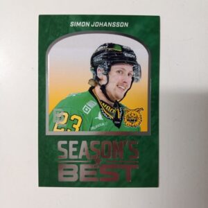 2026-27 Liiga Blueline Series 1 Season's Best Simon Johansson #SB-03