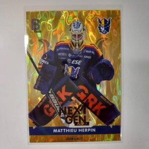 2026-27 Liiga Blueline Series 1 Yellow Next Gen Matthieu Herpin #NG-04