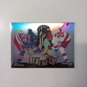 2026-27 Upper Deck Series 1 Here We Go! Mika Zibanejad/Sebastian Aho #WE-11