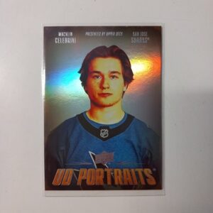 2026-27 Upper Deck Series 1 UD Portraits Macklin Celebrini #P-7